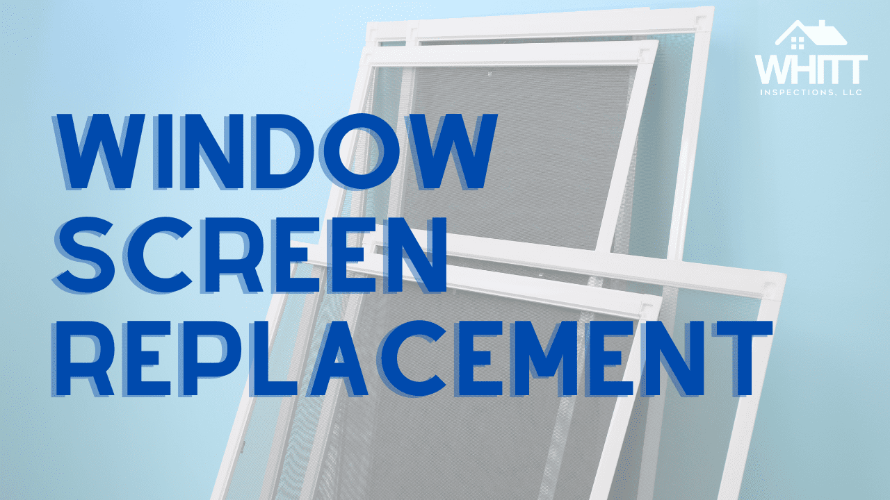 Window Screen Replacement Why Your Home Inspector Will Record It