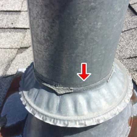 Northbank Home Inspection Vancouver WA | Roof and plumbing vent leaks